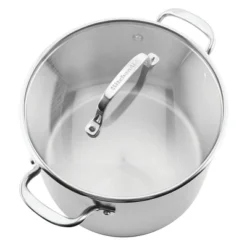 KitchenAid 3-Ply Base Stainless Steel 8qt Stockpot With Lid -KitchenAid GUEST 7d4f7eca 6640 42ac 81b2 6f226e56d04f