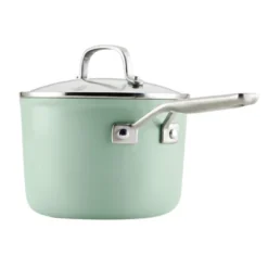 KitchenAid Hard Anodized 3qt Nonstick Ceramic Cookware Sauce Pan With Lid - Pistachio: Stainless Handle, Tempered Glass Lid 20 KitchenAid Hard Anodized 3qt Nonstick Ceramic Cookware Sauce Pan With Lid - Pistachio: Stainless Handle, Tempered Glass Lid -KitchenAid GUEST 80bd6a51 e156 473f 836f 4e8766ede479