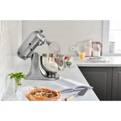 KitchenAid Artisan Series 5qt Tilt-Head 10-Speed Stand Mixer Contour Silver: 325W Metal, 1-Year Warranty, 5qt Capacity 11 KitchenAid Artisan Series 5qt Tilt-Head 10-Speed Stand Mixer Contour Silver: 325W Metal, 1-Year Warranty, 5qt Capacity -KitchenAid GUEST 81baec20 a857 4535 a5d0 a98dbca5cfbe