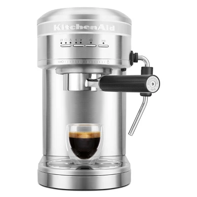 KitchenAid Semi-Automatic Espresso Machine - Brushed Stainless Steel: 15 Bars Pressure, Dishwasher-Safe, 47oz Capacity 3 KitchenAid Semi-Automatic Espresso Machine - Brushed Stainless Steel: 15 Bars Pressure, Dishwasher-Safe, 47oz Capacity