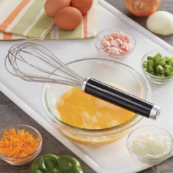 KitchenAid Stainless Steel Utility Whisk: Metal Wire Whisk, Kitchen Tools, Dishwasher-Safe, Black, 10.75" Length -KitchenAid GUEST 81ea89de 1bf1 40da 8b19 805265f5fff4