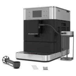 KitchenAid Fully Automatic Espresso Machine KF7 With Milk Attachment Cast Iron Black