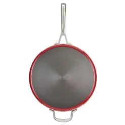KitchenAid 5qt Hard Anodized Ceramic Nonstick Saute Pan With Lid Empire Red: Hand Wash, Gas & Electric Compatible -KitchenAid GUEST 84da6371 c5a9 4a91 8e18 397f15bb5a86