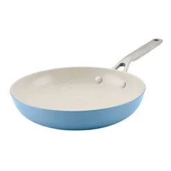 KitchenAid Hard Anodized 10" Nonstick Ceramic Frying Pan - Blue Velvet: Ceramic Skillet, Stainless Steel Handle -KitchenAid GUEST 864e7b86 b2e9 41f2 9060 e125847fac9d