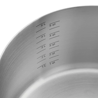 KitchenAid 3-Ply Base Stainless Steel 11pc Cookware Set: Induction Safe, Even-Heating, Tempered Glass Lids, Dishwasher Safe 20 KitchenAid 3-Ply Base Stainless Steel 11pc Cookware Set: Induction Safe, Even-Heating, Tempered Glass Lids, Dishwasher Safe - Image 18