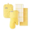KITCHENAID Quilted Cotton Terry Cloth Oven Mitt, Pot Holder, Kitchen Towel 4-Pack, Heat Resistant, Silicone Grip, Butter, 16"x26", 7"x13" & 7"x10" 2 KITCHENAID Quilted Cotton Terry Cloth Oven Mitt, Pot Holder, Kitchen Towel 4-Pack, Heat Resistant, Silicone Grip, Butter, 16"x26", 7"x13" & 7"x10" -KitchenAid GUEST 886ae983 b002 4407 bc9f 4cc956776d31
