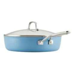 KitchenAid Hard Anodized 5qt Nonstick Ceramic Saute Pan With Lid - Blue Velvet: Large Frying Pan, Tempered Glass Lid 20 KitchenAid Hard Anodized 5qt Nonstick Ceramic Saute Pan With Lid - Blue Velvet: Large Frying Pan, Tempered Glass Lid -KitchenAid GUEST 89b62617 5d57 4344 8226 3076e12b91e9