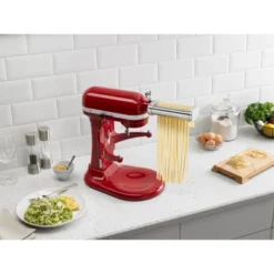 KitchenAid 3pc Pasta Roller & Cutter Set - KSMPRA: Metal Stand Mixer Accessories, Includes Fettuccine Cutter, Silver -KitchenAid GUEST 8fe0733a e96d 428b b3f5 2cd5d9e5864b