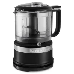 KitchenAid 3.5-Cup Food Chopper - Black Matte: 2 Speeds, Stainless Steel Blades, Dishwasher-Safe Parts, 240 Watts -KitchenAid GUEST 9460a5dd 7f0e 4c02 8c62 d6ff72febe6f