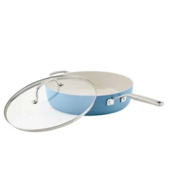 KitchenAid Hard Anodized 5qt Nonstick Ceramic Saute Pan With Lid - Blue Velvet: Large Frying Pan, Tempered Glass Lid 17 KitchenAid Hard Anodized 5qt Nonstick Ceramic Saute Pan With Lid - Blue Velvet: Large Frying Pan, Tempered Glass Lid -KitchenAid GUEST 9fed9cb6 4b44 4b1e a2e4 a3b4373dd0e4