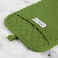 KitchenAid Asteroid Rectangle Pot Holder 2-Pack Set, Matcha, 7"x10"
