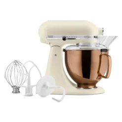 KitchenAid 5qt 10-Speed Stand Mixer With Copper Bowl Fresh Linen - Hearth & Handâ„¢ With Magnolia: Metal, 325W, 22.8 Lbs