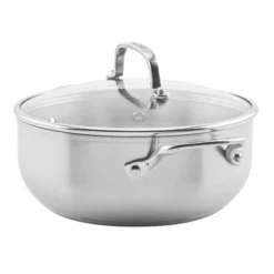 KitchenAid 3-Ply Base Stainless Steel 4qt Casserole With Lid: Round Baking Dish, Tempered Glass Lid, Dishwasher & Oven Safe 18 KitchenAid 3-Ply Base Stainless Steel 4qt Casserole With Lid: Round Baking Dish, Tempered Glass Lid, Dishwasher & Oven Safe -KitchenAid GUEST a6e7ec6c 707a 4d90 980b c6458bf2a474