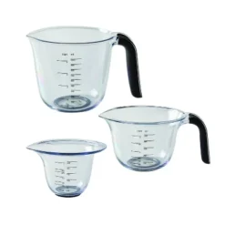KitchenAid Set Of 3 Measuring Cups: Plastic, Dishwasher-Safe, Easy-Pour Spout, 2, 1, & 4-Cup Stackable Design -KitchenAid GUEST a99aaca8 a852 4ab5 b16a 2490f6120725