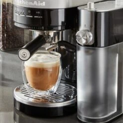 KitchenAid Automatic Milk Frother Attachment - Onyx Black: Milk Steamer & Foamer For Coffee, Dishwasher-Safe Parts -KitchenAid GUEST aa01c571 a3e0 47c0 a7cd d66770e2f1bd