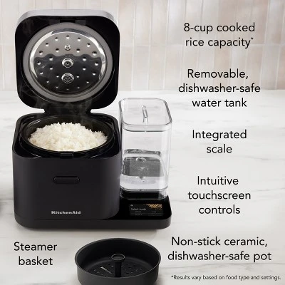 KitchenAid Grain And Rice Cooker 8 Cup With Automatically Sensing Integrated Scale + Water Tank 6 KitchenAid Grain And Rice Cooker 8 Cup With Automatically Sensing Integrated Scale + Water Tank - Image 5