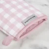 KITCHENAID Gingham Mini Oven Mitt 2-Pack Set, Dried Rose, 5.5"x8"