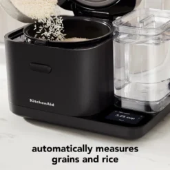 KitchenAid Grain And Rice Cooker 8 Cup With Automatically Sensing Integrated Scale + Water Tank