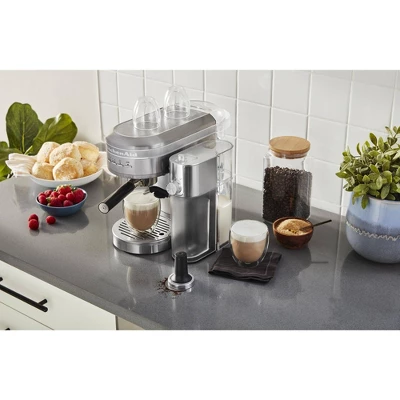 KitchenAid Automatic Milk Frother Attachment - Brushed Stainless Steel: Manual Milk Steamer, Dishwasher-Safe, 17 Oz. Capacity 4 KitchenAid Automatic Milk Frother Attachment - Brushed Stainless Steel: Manual Milk Steamer, Dishwasher-Safe, 17 Oz. Capacity - Image 2