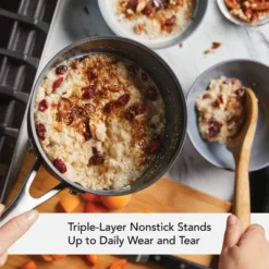 KitchenAid Hard Anodized Induction 2qt Covered Saucepan: Nonstick Matte Black, Dishwasher-Safe, Gas & Electric Compatible 11 KitchenAid Hard Anodized Induction 2qt Covered Saucepan: Nonstick Matte Black, Dishwasher-Safe, Gas & Electric Compatible -KitchenAid GUEST b5180c9b 746f 49cc abe8 ccfe72a27a7c