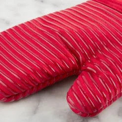 KITCHENAID Quilted Cotton Terry Cloth Oven Mitt, Pot Holder, Kitchen Towel 4-Pack Set, Silicone Grip, Passion Red, 16"x26", 7"x13" & 7"x10" -KitchenAid GUEST ba0e7a16 e080 4059 8db7 075341021265