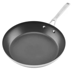 KitchenAid 3-Ply Base Stainless Steel 12" Nonstick Frying Pan -KitchenAid GUEST ba3f64ff 1caf 49aa bcf4 e57cf053b2f8