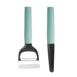 KitchenAid 2pk Peelers: Serrated Blade, Protective Cover, Dishwasher-Safe, Green, Plastic & Metal, Vegetable & Potato Peeler -KitchenAid GUEST bb128d4b af02 4de6 8575 e97ec817e332