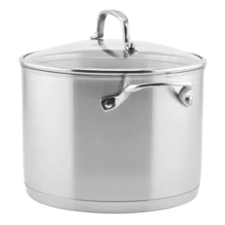 KitchenAid 3-Ply Base Stainless Steel 8qt Stockpot With Lid -KitchenAid GUEST bb95c010 79e1 498b b4f6 d6457340a9b2