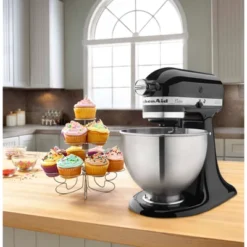 KitchenAid Classic Series 4.5qt Tilt-Head Stand Mixer - K45SSOB - Onyx Black: 10 Speeds, Metal, Dishwasher-Safe Parts -KitchenAid GUEST bdf2a00d fa50 4e30 ac97 31fbc3d1ce08