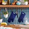 KITCHENAID Asteroid Oven Mitt 2-Pack Set, Cobalt Blue, 7"x12.5" -KitchenAid GUEST be7b8d09 c92e 4876 be57 cd01fc8dad2b