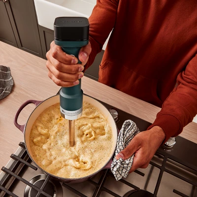 KitchenAid Go Cordless Hand Blender - Battery Sold Separately - Hearth & Hand™ With Magnolia: Shaded Palm, Immersion, 3 Speeds 4 KitchenAid Go Cordless Hand Blender - Battery Sold Separately - Hearth & Hand™ With Magnolia: Shaded Palm, Immersion, 3 Speeds - Image 2