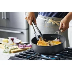 KitchenAid Hard-Anodized Induction 11pc Nonstick Cookware Set: Matte Black, Dishwasher & Oven Safe, Tempered Glass Lids 28 KitchenAid Hard-Anodized Induction 11pc Nonstick Cookware Set: Matte Black, Dishwasher & Oven Safe, Tempered Glass Lids -KitchenAid GUEST c041457c cdae 48ad 82db edcc9ae80623