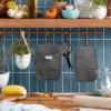 KitchenAid Asteroid Rectangle Pot Holder 2-Pack Set, Charcoal Grey, 7"x10" 1 KitchenAid Asteroid Rectangle Pot Holder 2-Pack Set, Charcoal Grey, 7"x10" -KitchenAid GUEST c04cc0fb 315a 45ab ab3b 591698d10837