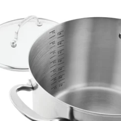 KitchenAid 3-Ply Base Stainless Steel 8qt Stockpot With Lid -KitchenAid GUEST c1ea8ace 86ee 4b62 8453 78c6cd74b2e0