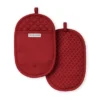 KitchenAid Asteroid Oval Pot Holder 2-Pack Set, Smoked Paprika Red, 6.5"x10" -KitchenAid GUEST c23a2bac ed8b 4e83 bc6f ed23d24454d2