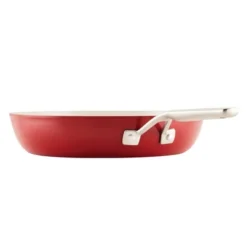 KitchenAid 12.25" Hard Anodized Ceramic Nonstick Frying Pan Empire Red: Lifetime Warranty, Hand Wash, Gas & Electric Compatible -KitchenAid GUEST c2db885b 473a 4fc1 b192 930b07fa9a05
