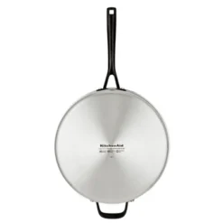 KitchenAid 5qt 5-Ply Clad Stainless Steel Induction Saute Pan With Lid: Dishwasher-Safe, Silver -KitchenAid GUEST c3aa5db9 7457 4e23 8ca9 94cb6234a826