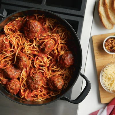 KitchenAid 8qt Hard Anodized Stock Pot Black 5 KitchenAid 8qt Hard Anodized Stock Pot Black - Image 3