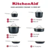 KitchenAid 10pc Hard Anodized Ceramic Nonstick Cookware Set Matte Black: Lifetime Warranty, Hand Wash, Gas Compatible -KitchenAid GUEST c4aecf8d 3bdb 48c0 bfce 73e05953b386