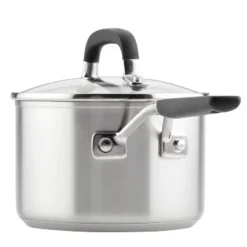 KitchenAid 2qt Stainless Steel Saucepan With Measuring Marks Light Silver -KitchenAid GUEST c680acde 4076 4eea b40d 0400162d6cd1
