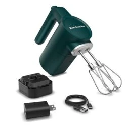 KitchenAid Go Cordless Hand Mixer Battery Included - Hearth & Hand™ With Magnolia: 7-Speed, Shaded Palm, Dishwasher-Safe -KitchenAid GUEST c783b6ef 161f 4bc5 b5b8 372cd32330bf
