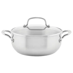 KitchenAid 3-Ply Base Stainless Steel 4qt Casserole With Lid: Round Baking Dish, Tempered Glass Lid, Dishwasher & Oven Safe 23 KitchenAid 3-Ply Base Stainless Steel 4qt Casserole With Lid: Round Baking Dish, Tempered Glass Lid, Dishwasher & Oven Safe -KitchenAid GUEST ccf90104 ee63 4e29 9a66 1701b326042e