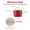 KitchenAid 3qt Hard Anodized Ceramic Nonstick Cookware Sauce Pan Empire Red: Lifetime Warranty, Hand Wash, Gas & Electric -KitchenAid GUEST cd82f06c fc84 44e4 90c8 7cf8533c3692