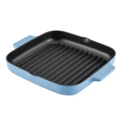 KitchenAid 11" Enameled Cast Iron Square Grill And Roasting Pan - Blue Velvet -KitchenAid GUEST cf55152f d9d5 4d7c 8607 531e5c390a8d