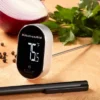 KitchenAid Pivoting Display Digital Instant-Read Kitchen Thermometer: Meat & Food Thermometer, Black, -4 To 482°F Range