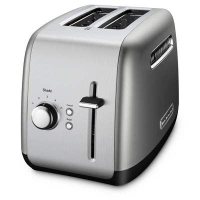 KitchenAid 2-Slice Toaster With Manual Lift Lever - KMT2115: Silver, Cool Touch, Bagel & Bread Toaster, Crumb Tray 5 KitchenAid 2-Slice Toaster With Manual Lift Lever - KMT2115: Silver, Cool Touch, Bagel & Bread Toaster, Crumb Tray - Image 3
