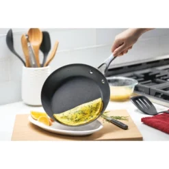 KitchenAid 3-Ply Base Stainless Steel 9.5" Nonstick Frying Pan -KitchenAid GUEST d4f930cf 7b39 495d 8380 7d6b208b20c6