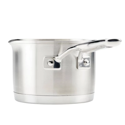 KitchenAid Stainless Steel 3-Ply Base 1.5qt Open Saucepan With Spouts 5 KitchenAid Stainless Steel 3-Ply Base 1.5qt Open Saucepan With Spouts - Image 3