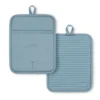 KITCHENAID Ribbed Soft Silicone Pot Holder 2-Pack Set, Fog Blue, 7"x9" 1 KITCHENAID Ribbed Soft Silicone Pot Holder 2-Pack Set, Fog Blue, 7"x9" -KitchenAid GUEST de49a79c a963 4d68 b3d4 40340d4f5ea1