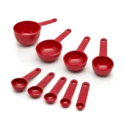 KitchenAid Measuring Set Red: 9-Piece Dishwasher-Safe Cups & Spoons, Polypropylene, Lifetime Warranty -KitchenAid GUEST e349cad4 d171 4de3 8127 f1e90ef9569b